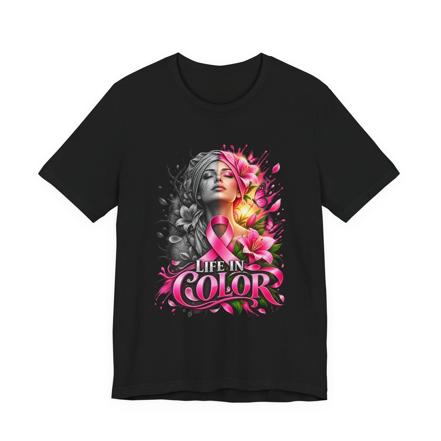 Life in Color | Breast Cancer Awareness Unisex T-Shirt