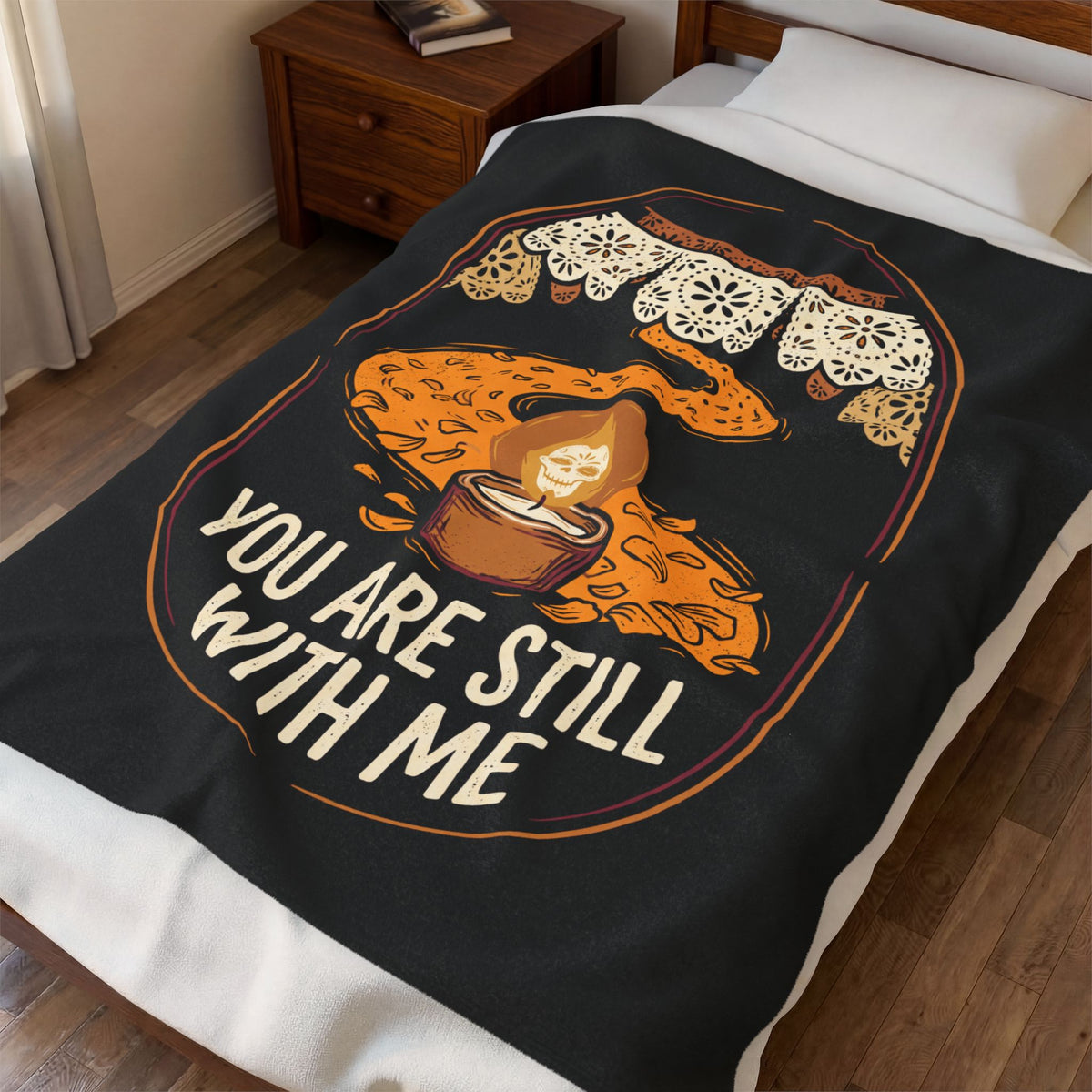 You Are Still With Me | Marigold Path Memorial Blanket
