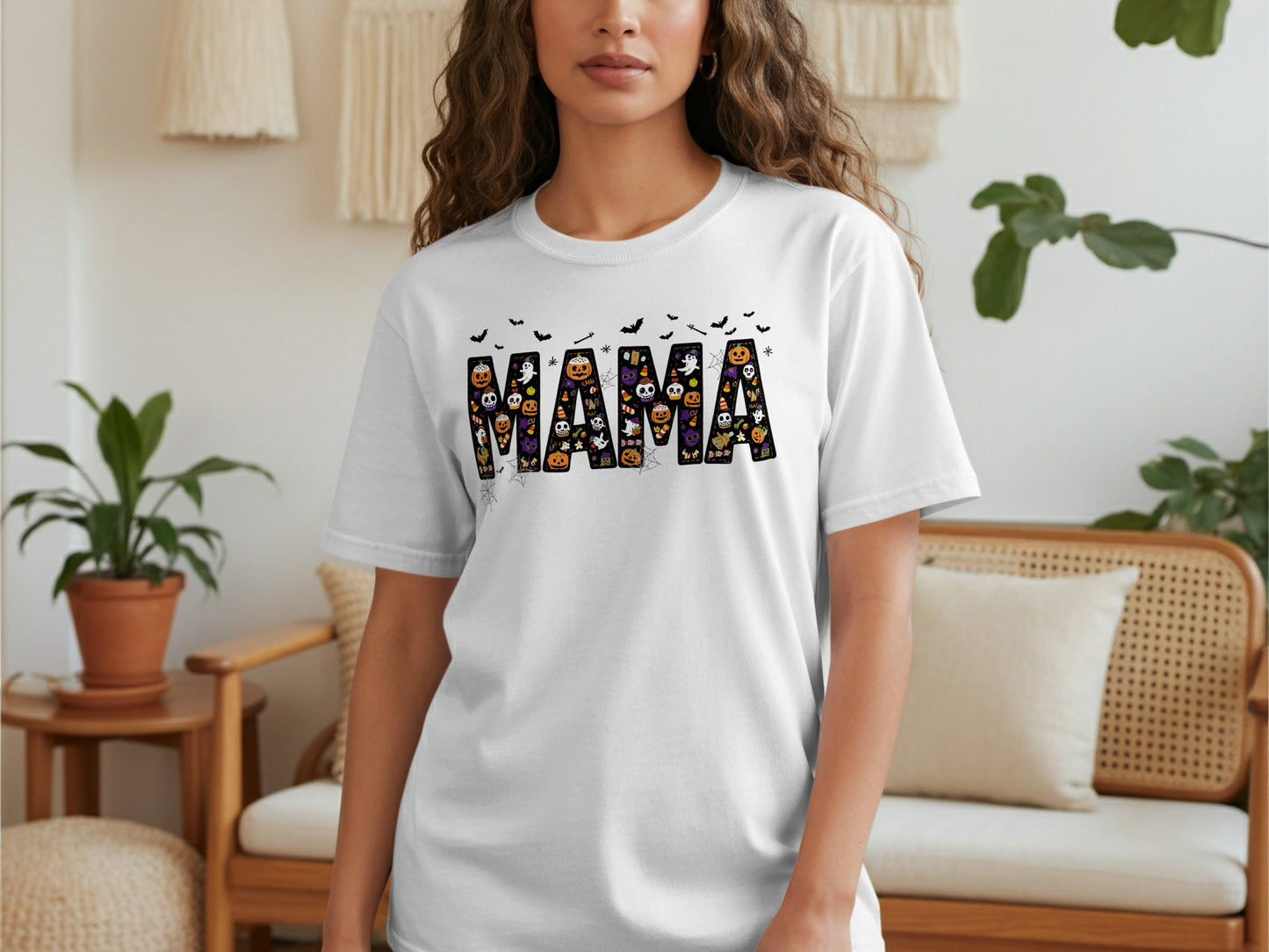 Halloween Themed Mama Graphic Shirt product