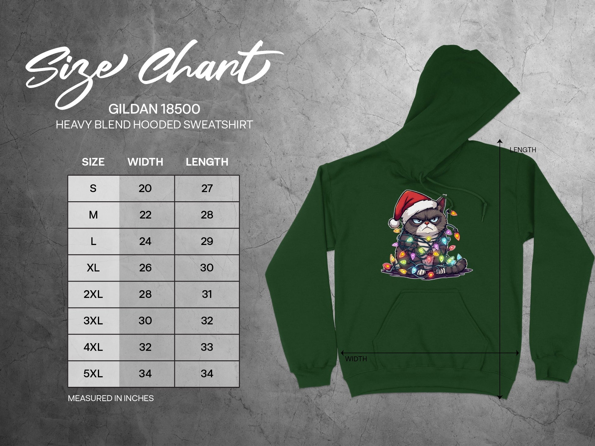 Grumpy Cat Christmas Lights Hoodie Sweatshirt