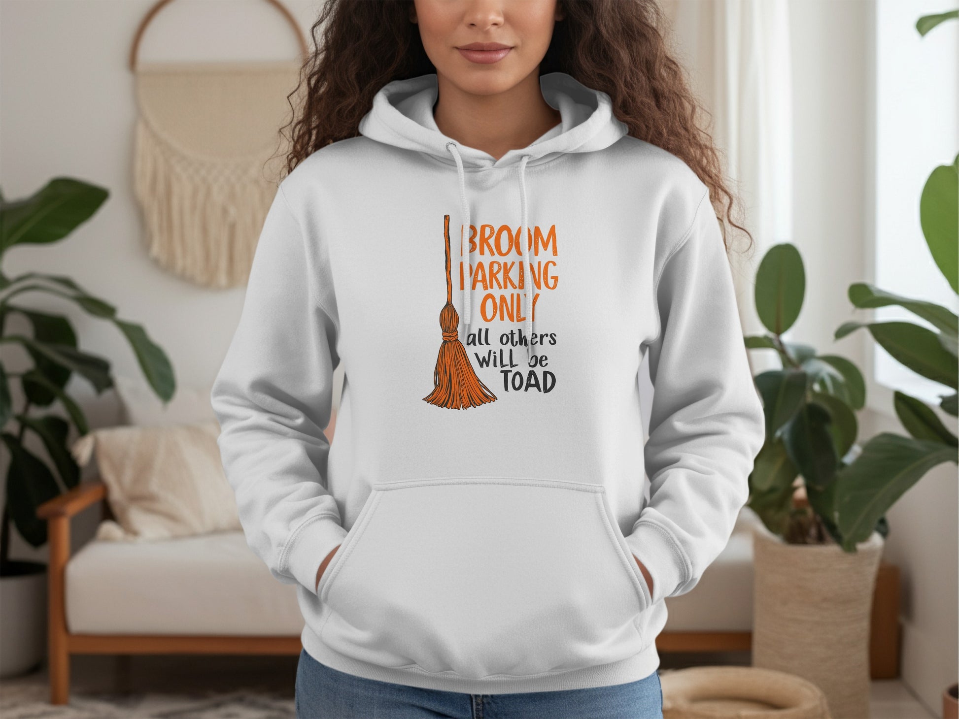 Broom Parking Only Graphic Hoodie Apparel product