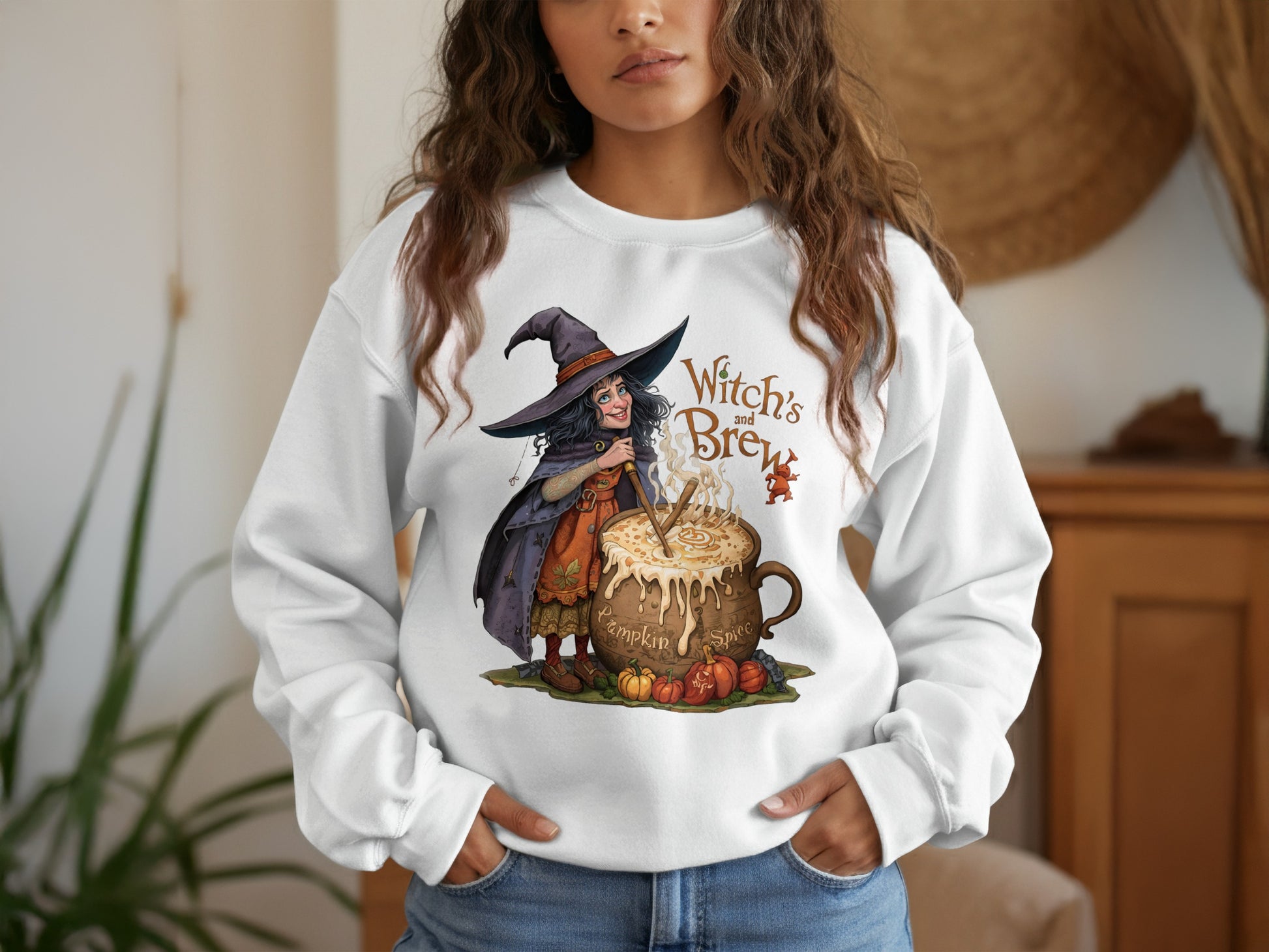 Witch's Brew Graphic Sweatshirt Halloween product