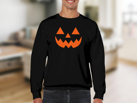 Halloween Pumpkin Face Design Sweatshirt product