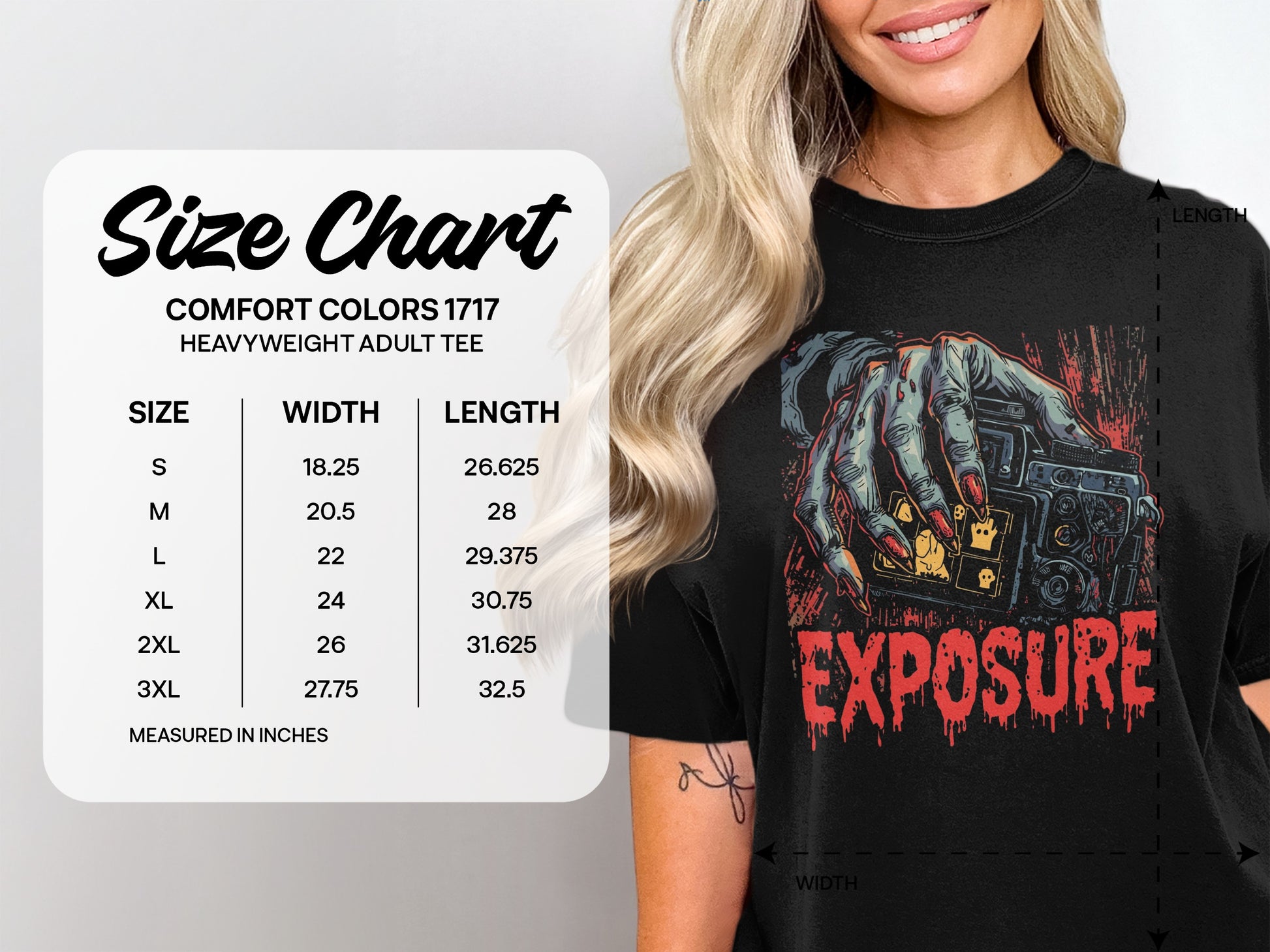 Horror Movie Exposure Graphic Design T-Shirt product type