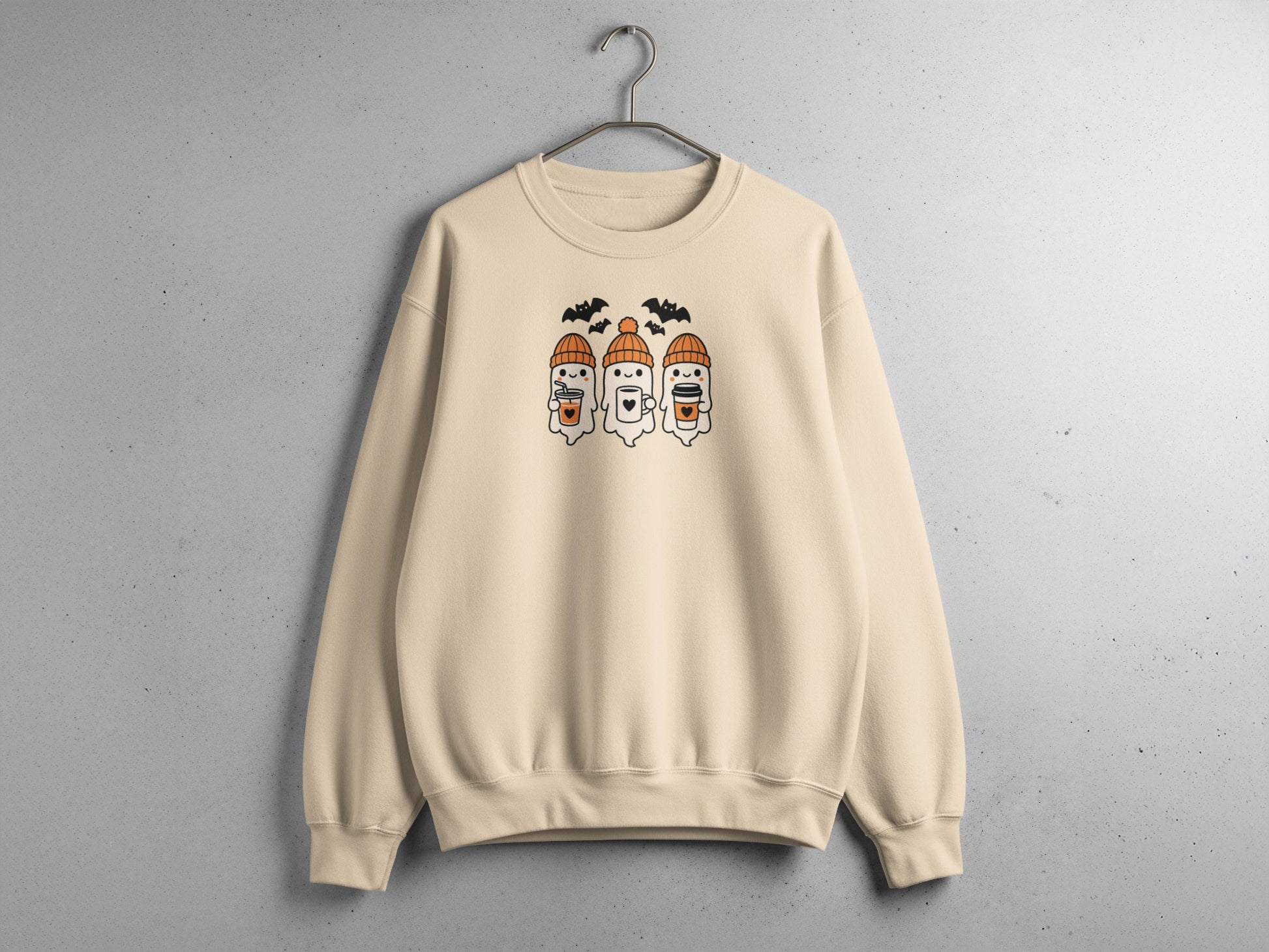 Halloween Themed Festive Cozy Sweatshirt product type