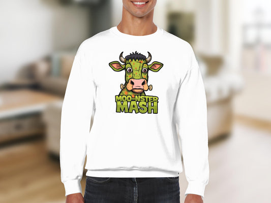 Moo-ster Mash Funny Cow Sweatshirt product