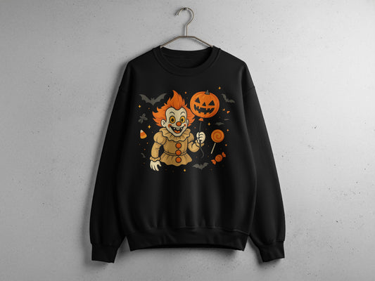 Cute Creepy Clown Halloween Sweatshirt product