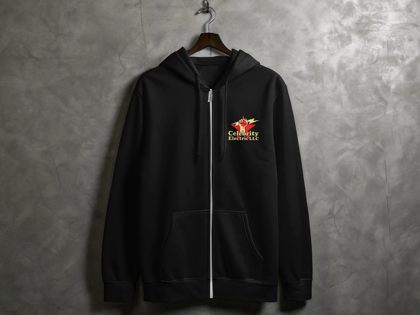 Celebrity Electric LLC Logo Black Hoodie product