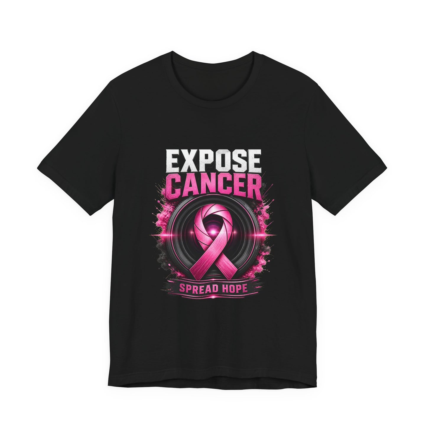 Expose Cancer, Spread Hope | Breast Cancer Awareness Unisex T-Shirt