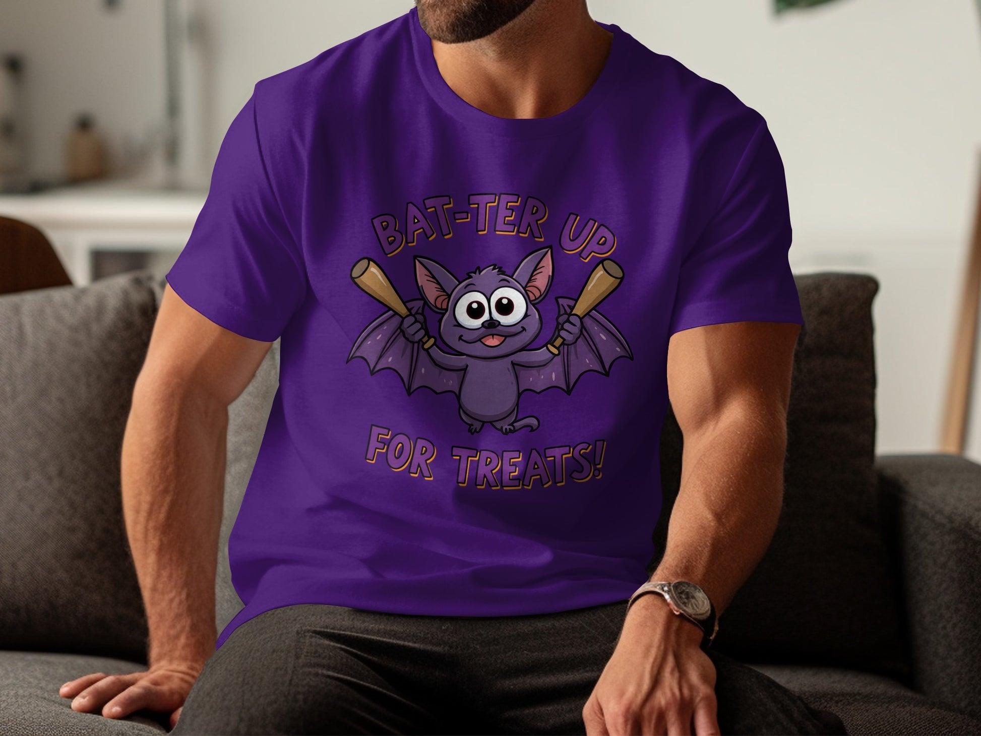 Bat-ter Up For Treats with Bat Graphic Shirt product type