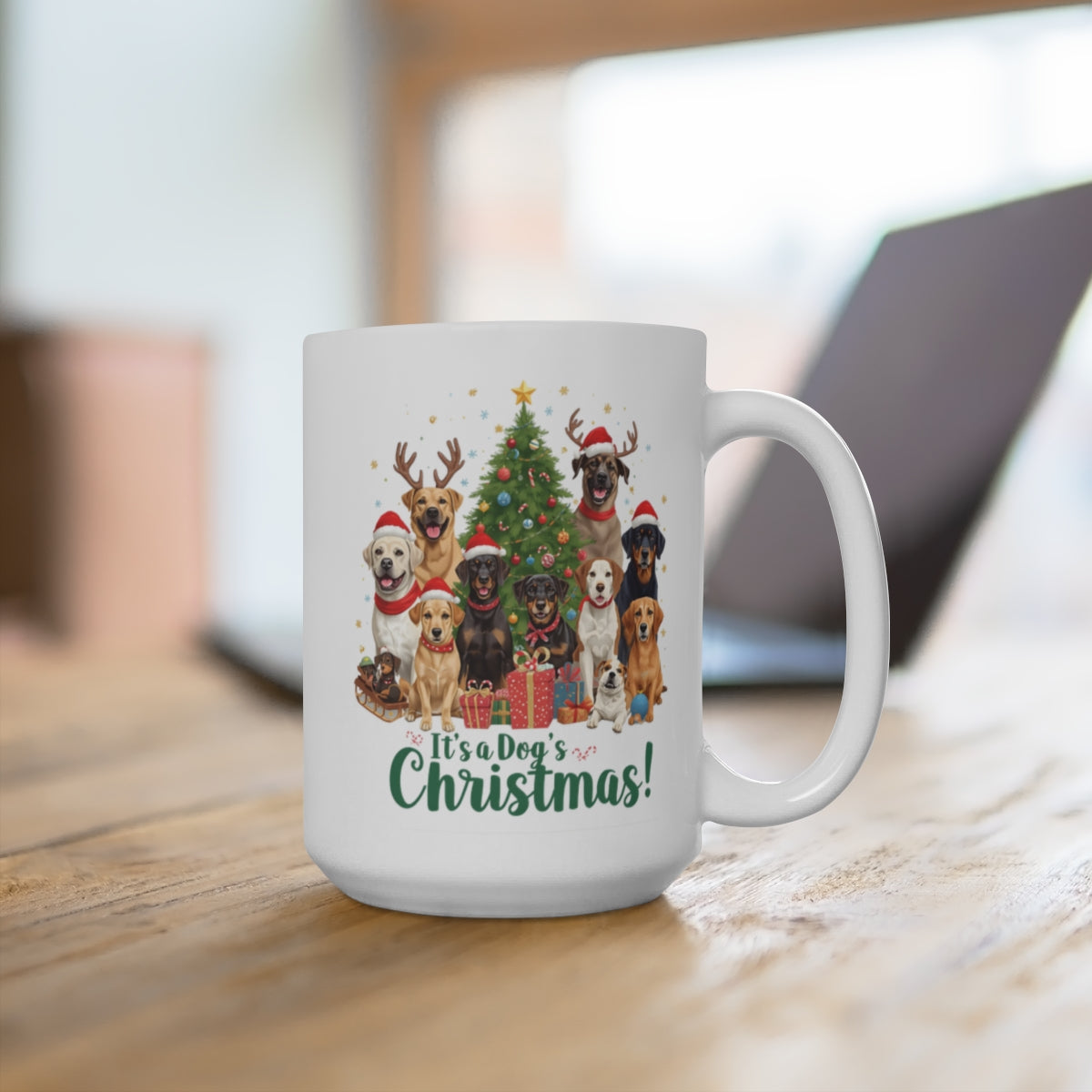 It's a Dog's Christmas White Mug