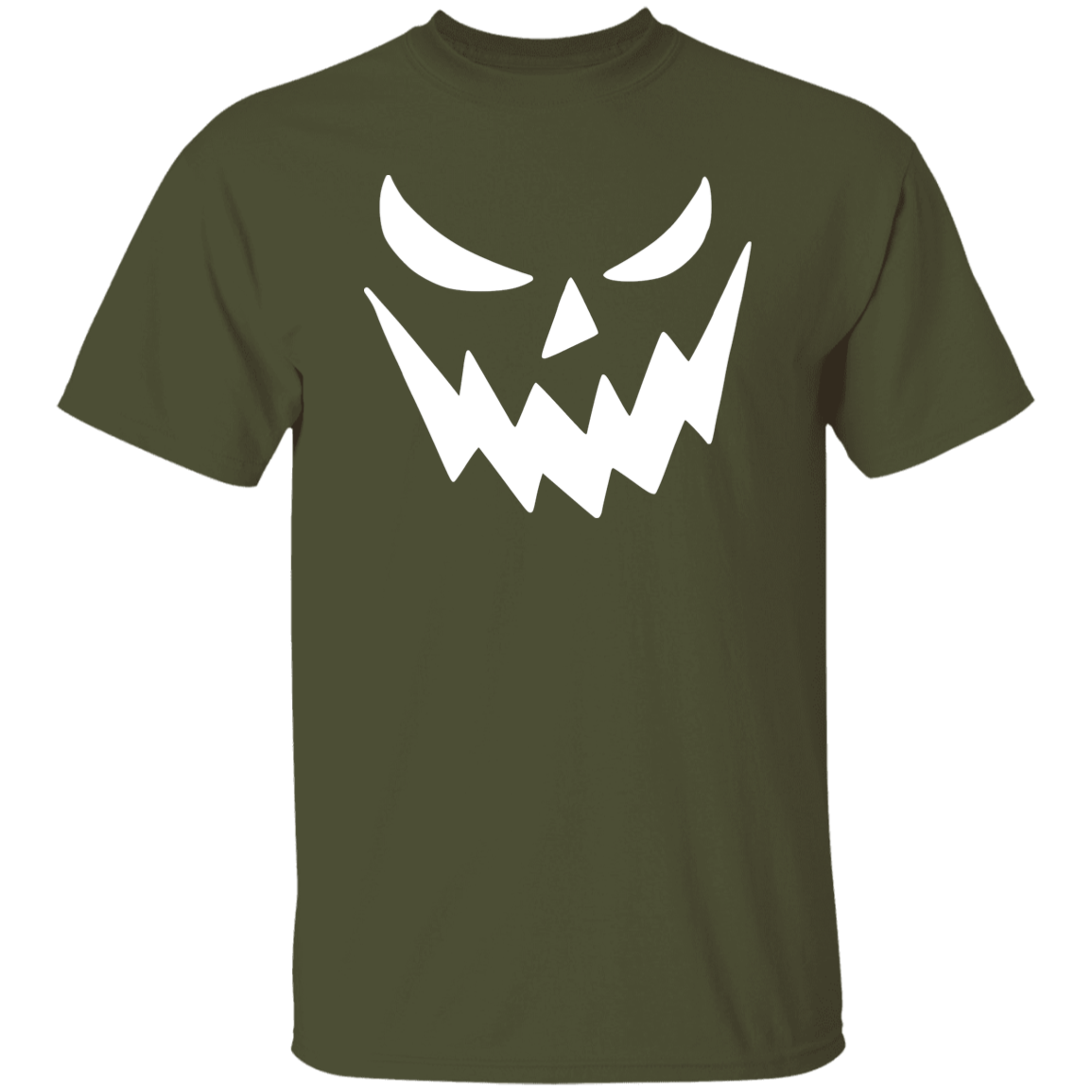 Jack O Lantern Halloween Face T-Shirt (Scary)