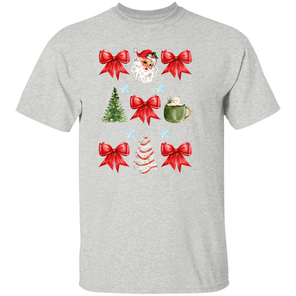 Christmas Croquette Bow T-Shirt | Sweater