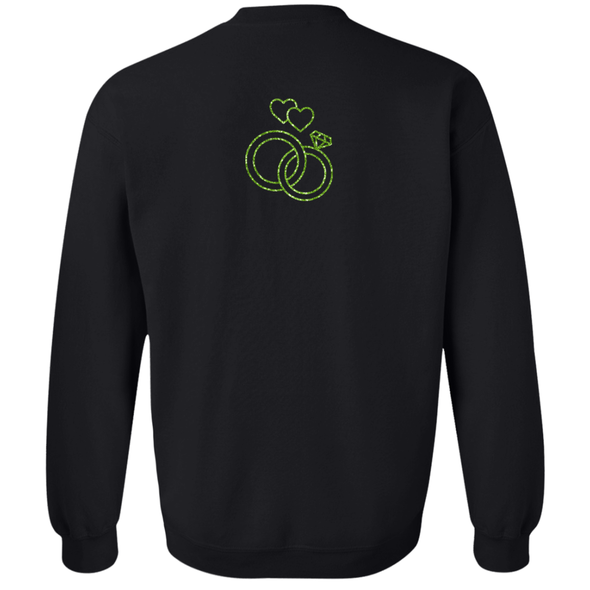 Personalized Green Glitter WIFEY Sweatshirt