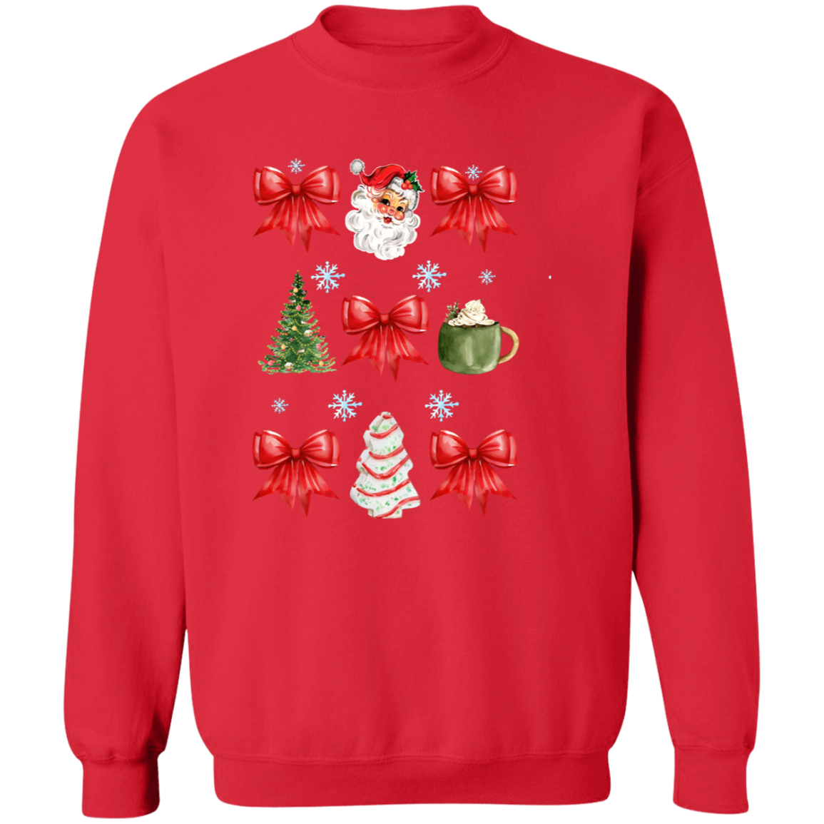 Christmas Croquette Bow T-Shirt | Sweater