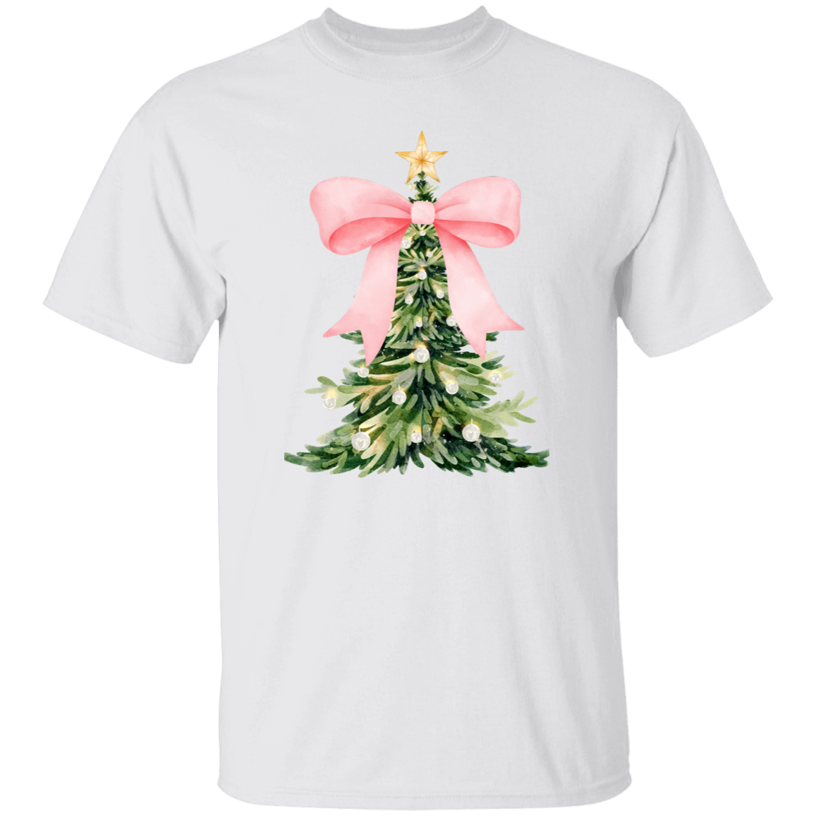 Christmas Tree Bow T-Shirt | Sweater