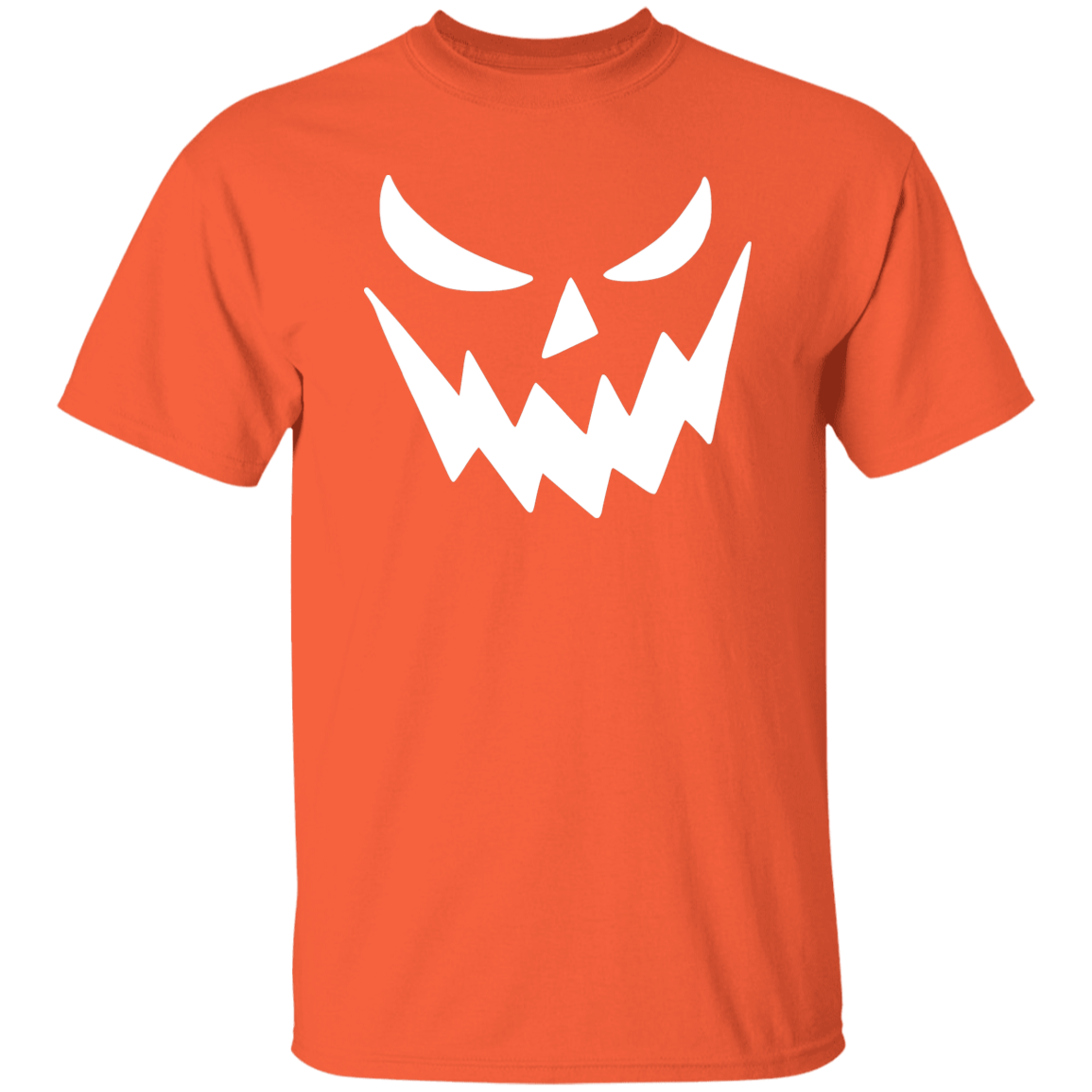 Jack O Lantern Halloween Face T-Shirt (Scary)