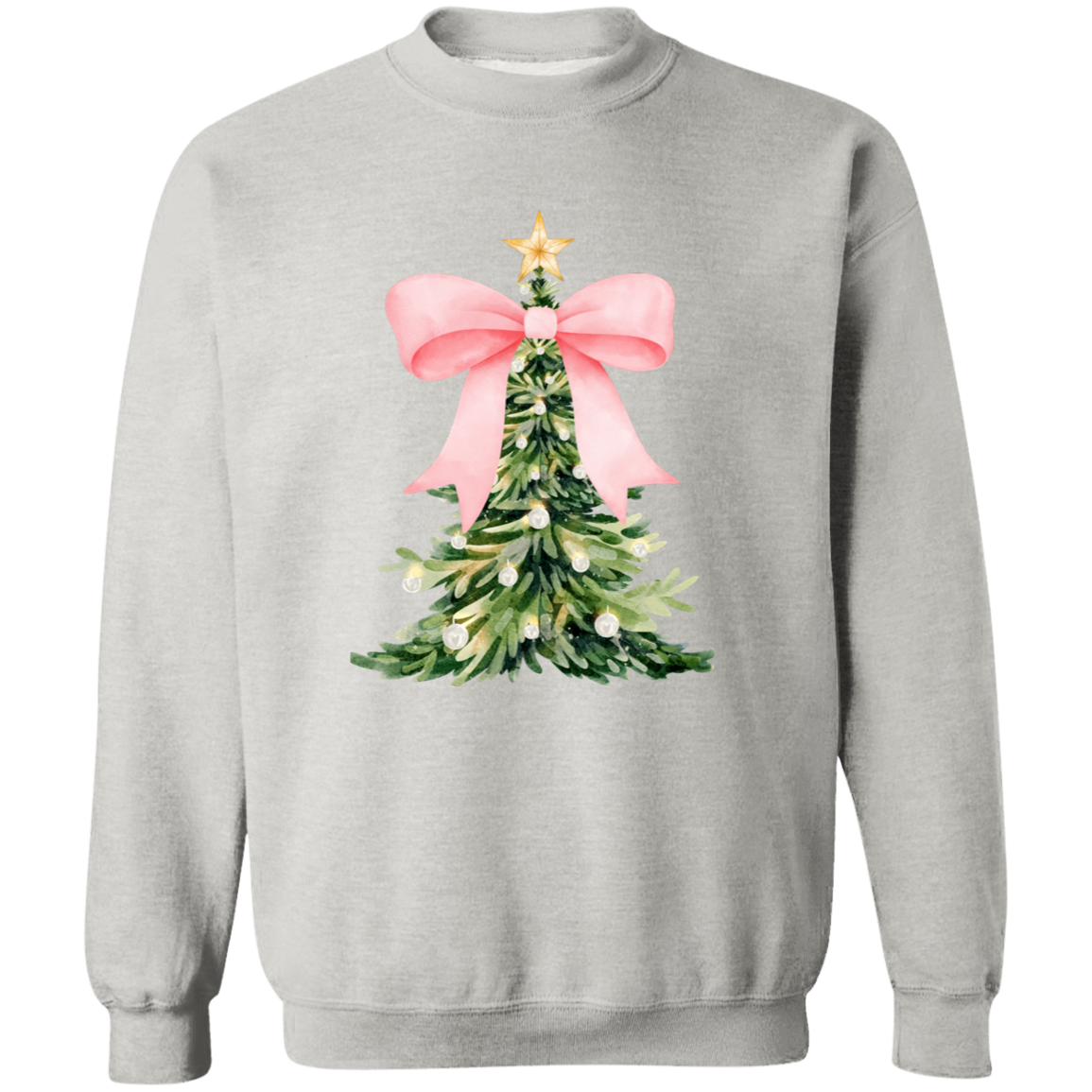 Christmas Tree Bow T-Shirt | Sweater