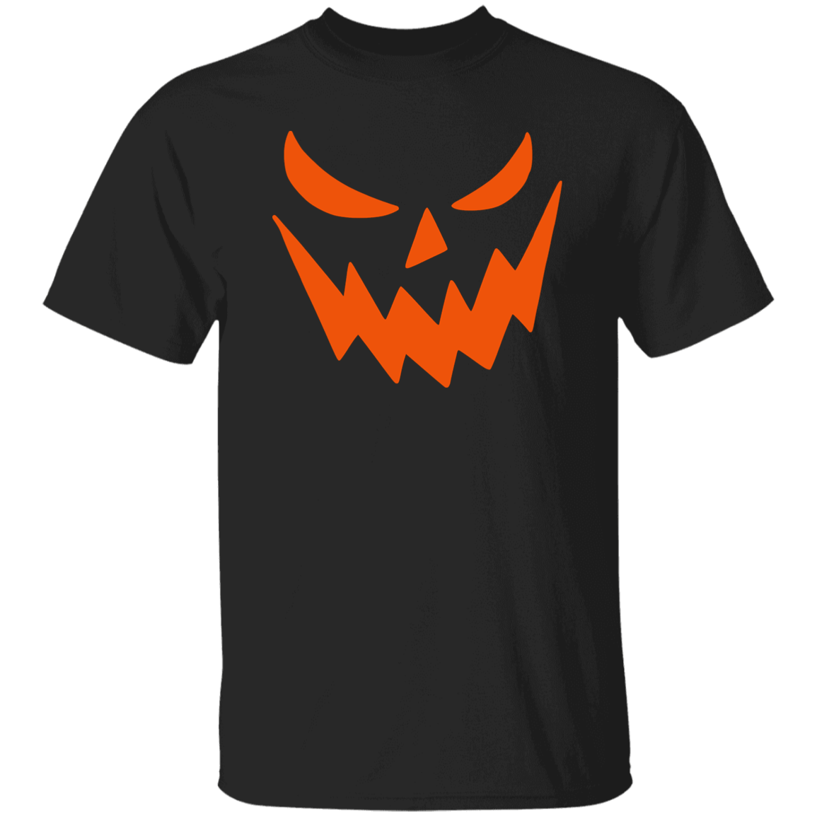 Jack O Lantern Halloween Face T-Shirt (Scary)