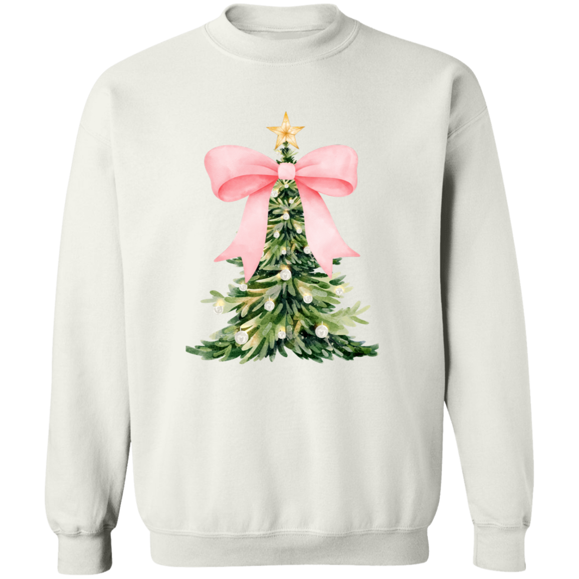 Christmas Tree Bow T-Shirt | Sweater