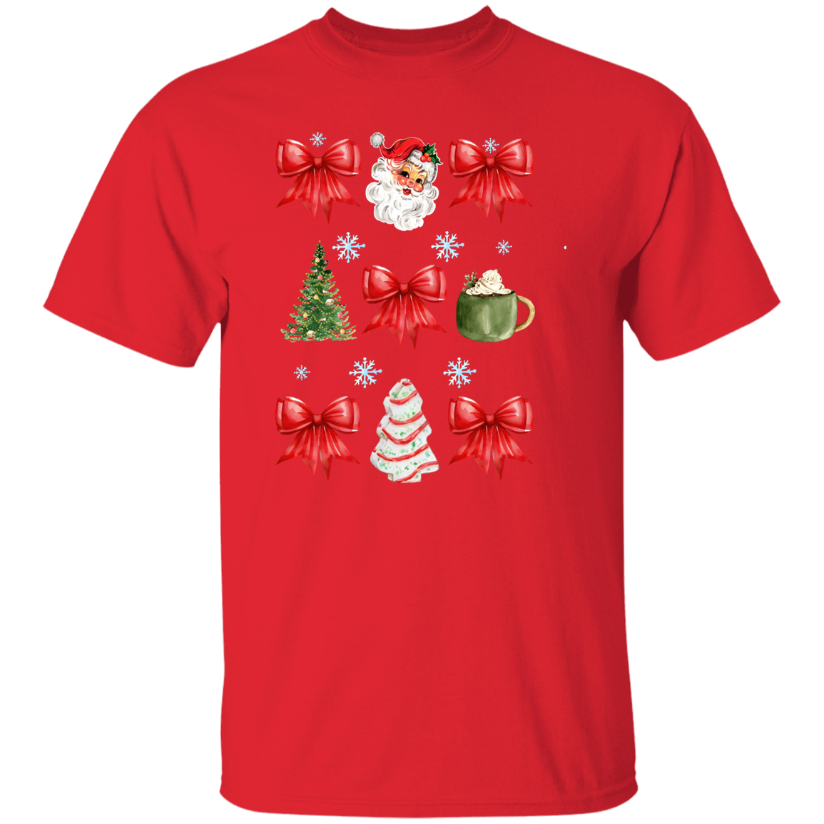 Christmas Croquette Bow T-Shirt | Sweater