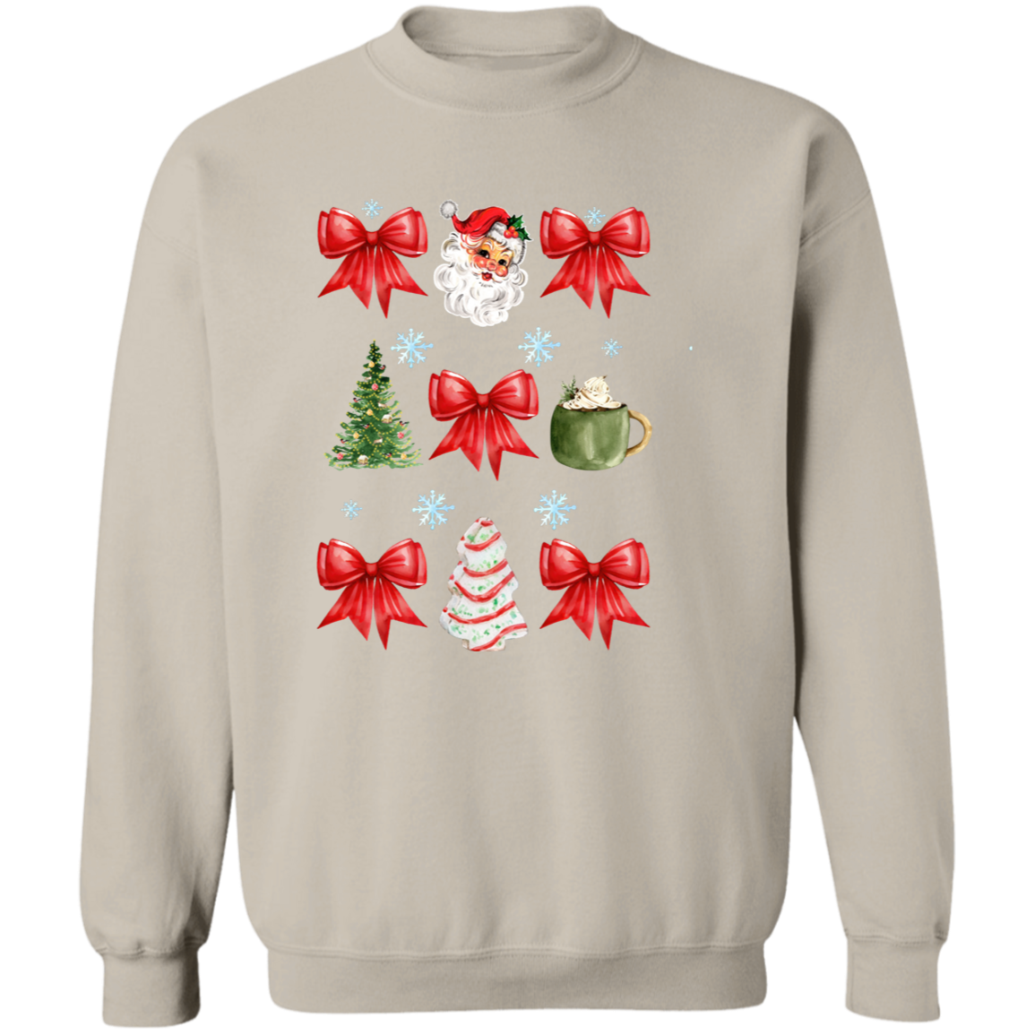 Christmas Croquette Bow T-Shirt | Sweater