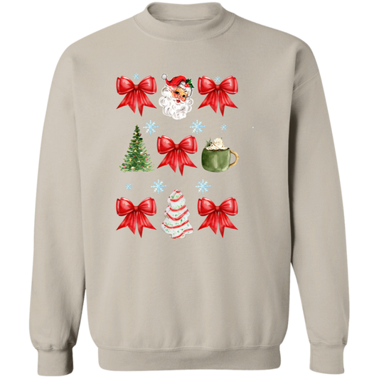 Christmas Croquette Bow T-Shirt | Sweater