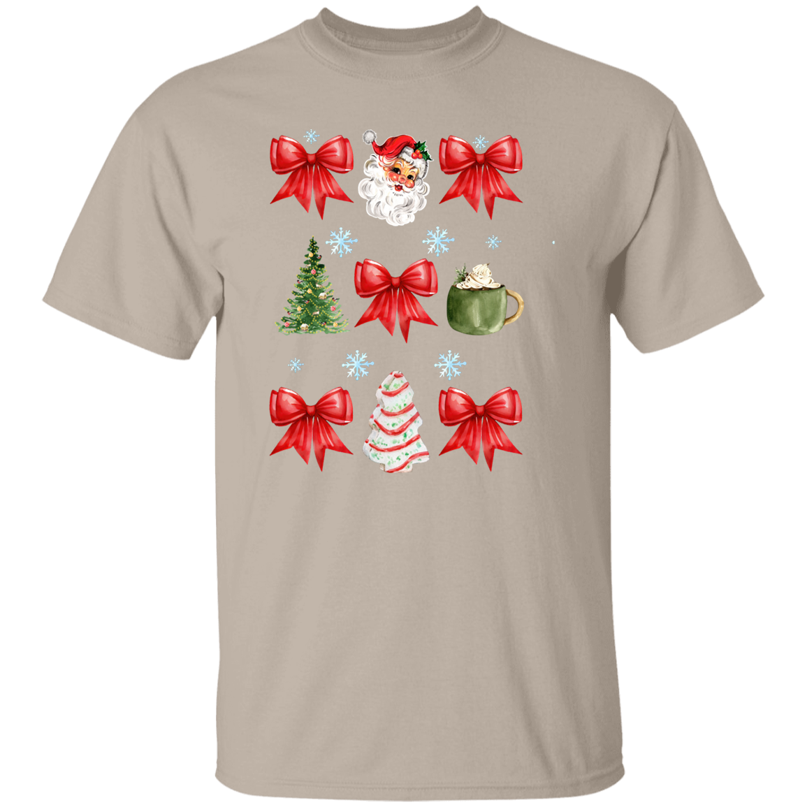 Christmas Croquette Bow T-Shirt | Sweater