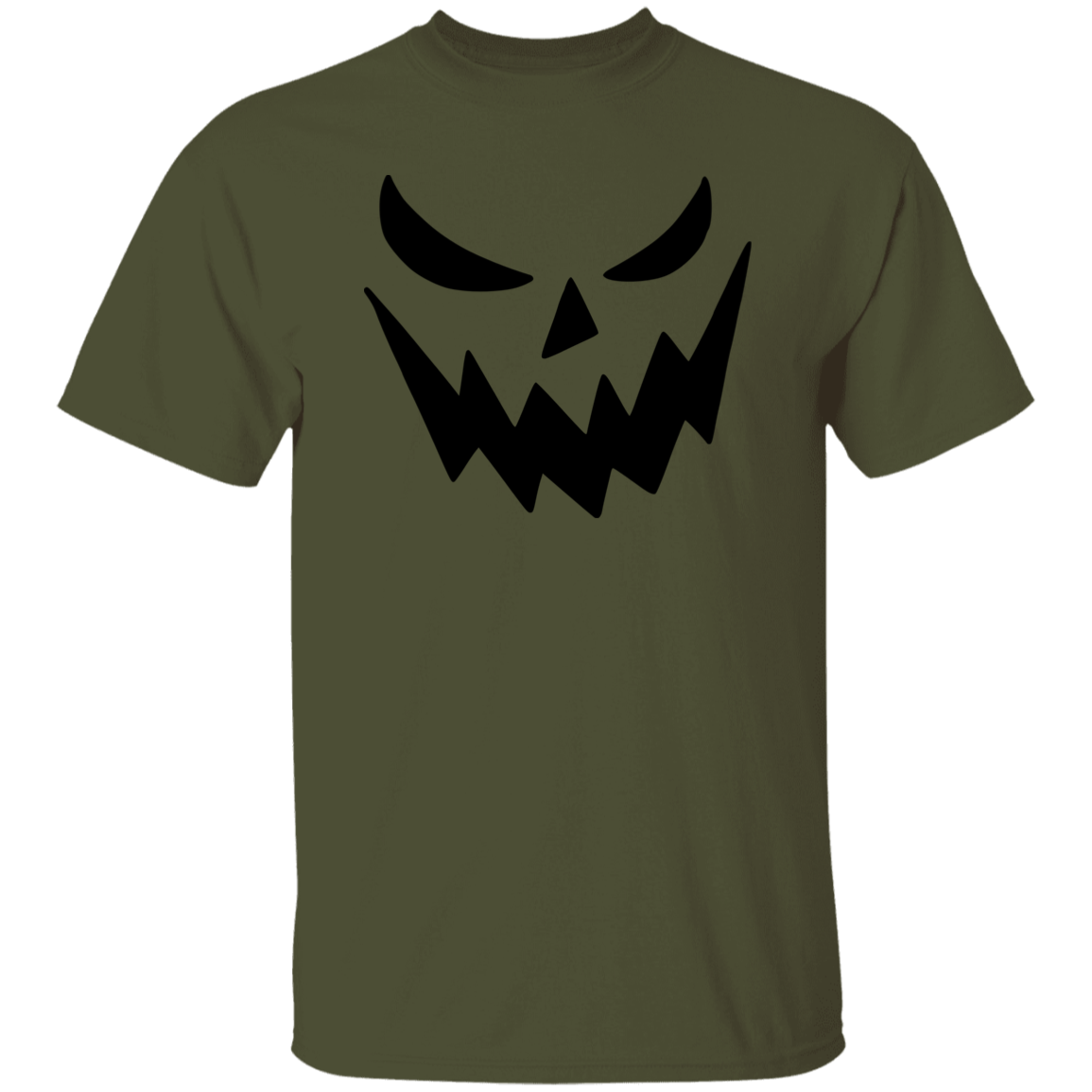 Jack O Lantern Halloween Face T-Shirt (Scary)