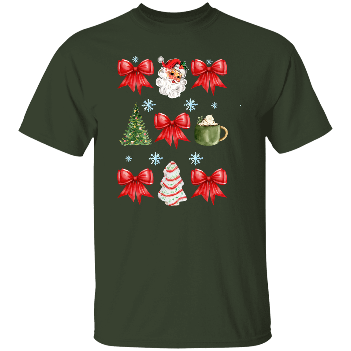 Christmas Croquette Bow T-Shirt | Sweater