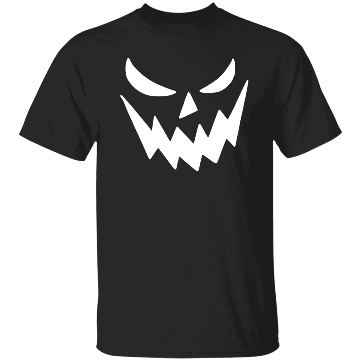 Jack O Lantern Halloween Face T-Shirt (Scary)