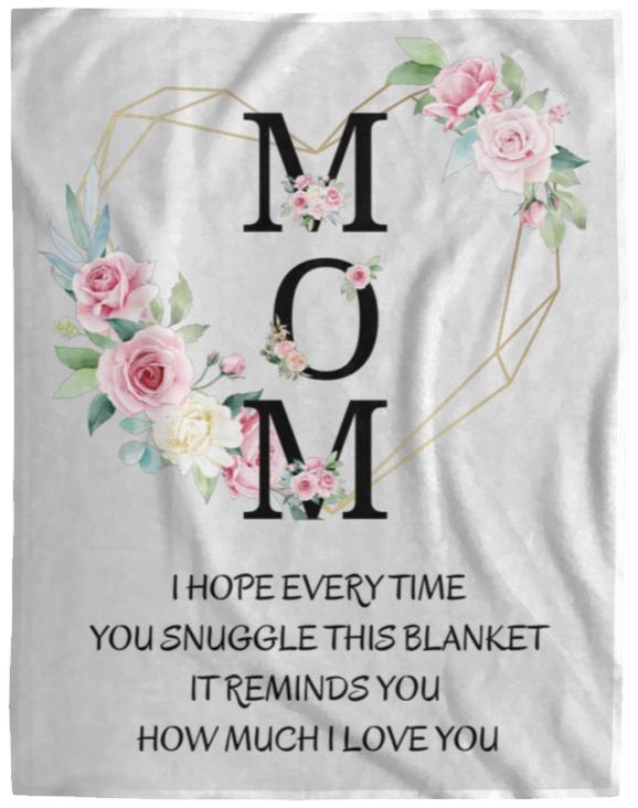 Mom | I Love You |  Blanket