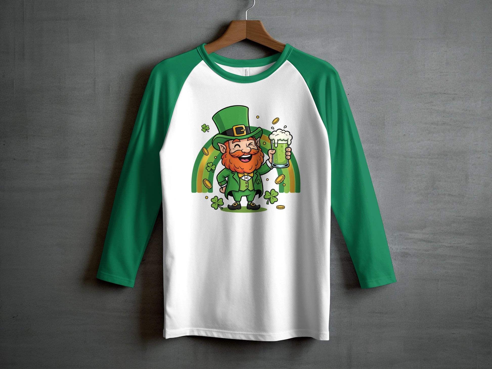 Happy Leprechaun Green Beer St Patrick's Day product type
Leprechaun, StPatricksDay, GreenBeer, Shamrock, CloverLeaf, RainbowArc, GoldCoins, IrishCulture, PatricksDay, CelebrationVibe, HappyCharacter, LuckyCharm, StPaddys, MarchHoliday, FestiveDesign, GreenTheme, MythicalFigure, CartoonStyle, BeerLover, IrishHeritage