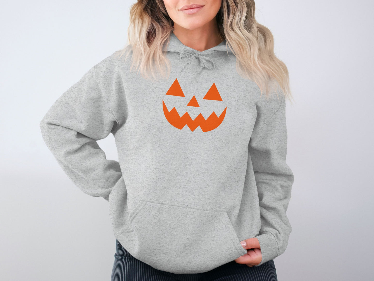 Happy Halloween Pumpkin Face Design Hooded product