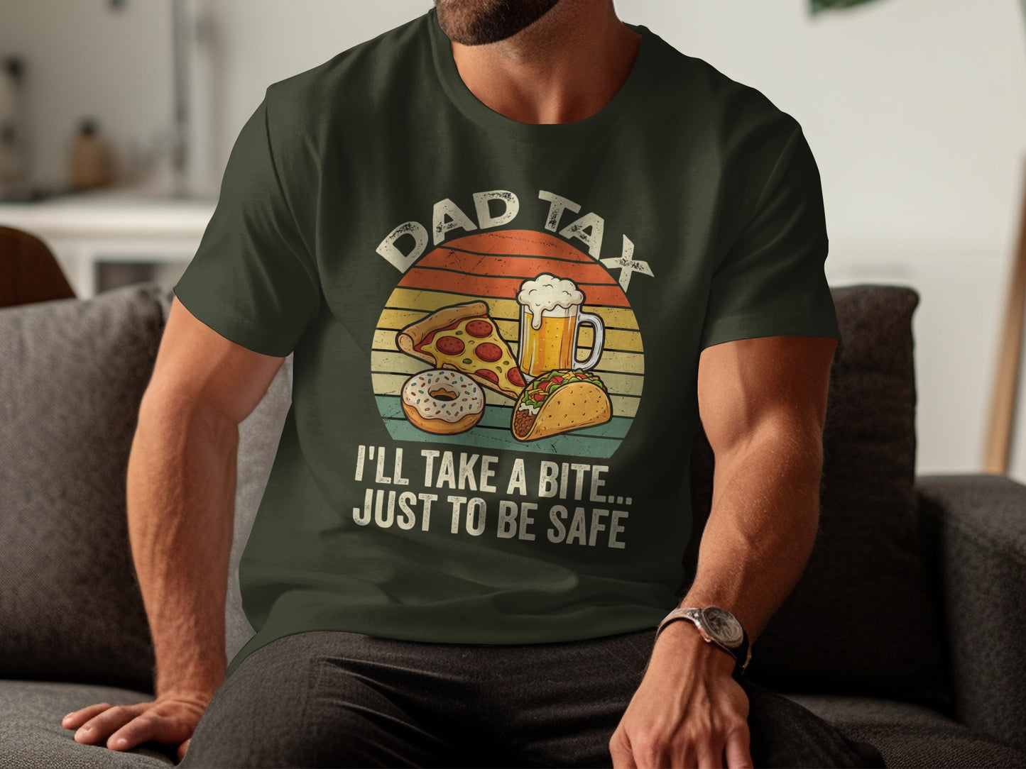 Dad Tax: I'll take a bite. Just to be safe. - t-shirt design.