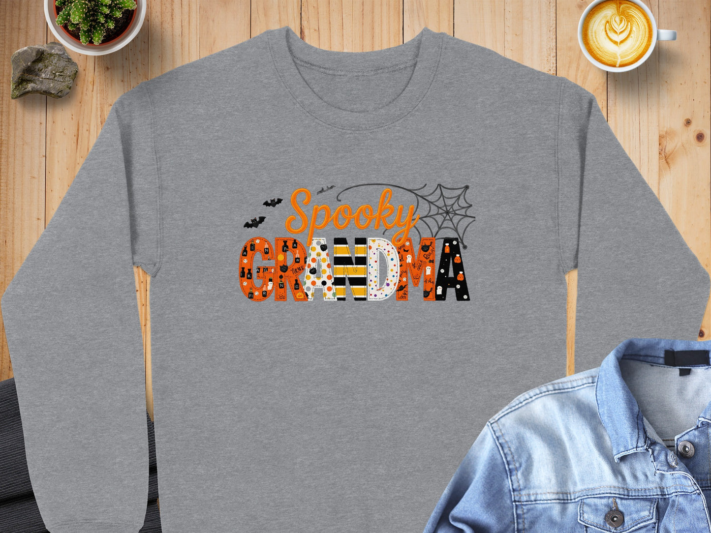 Spooky Grandma Halloween Long Sleeve Shirt product type