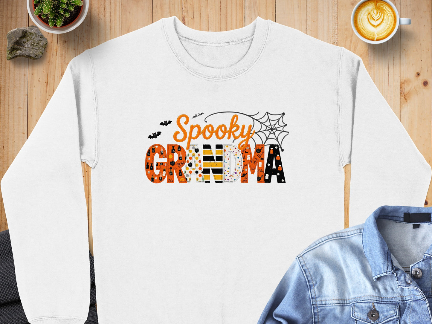 Spooky Grandma Halloween Themed Sweatshirt product type