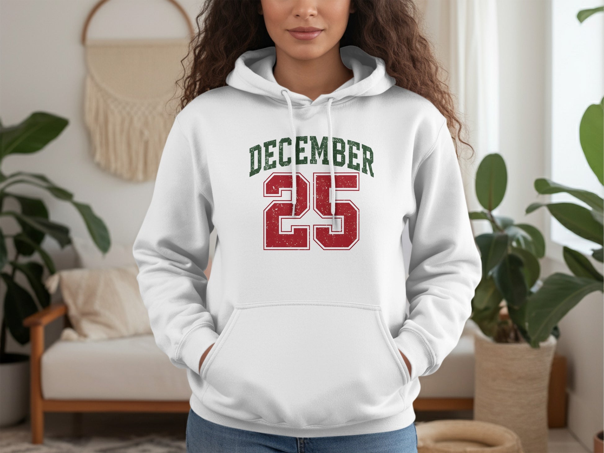 December 25 Festive Hoodie for Celebrating Christmas