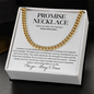 Promise Necklace  - Cuban Link Chain | Valentines Day Gift