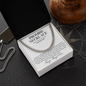 Promise Necklace  - Cuban Link Chain | Valentines Day Gift