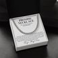 Promise Necklace  - Cuban Link Chain | Valentines Day Gift