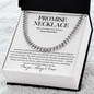 Promise Necklace  - Cuban Link Chain | Valentines Day Gift