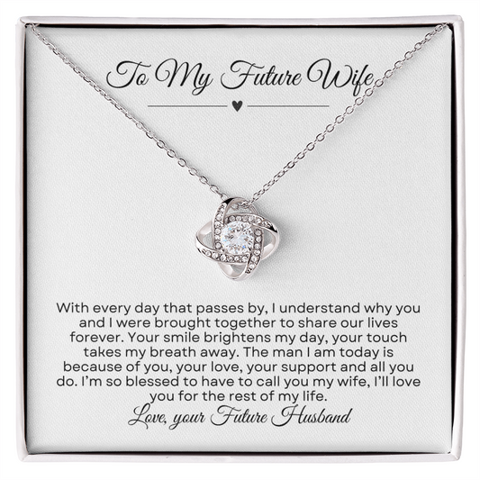 To My Future Wife | Love Knot Necklace