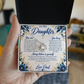 To My Daughter - Always believe in yourself, Love Dad Necklace