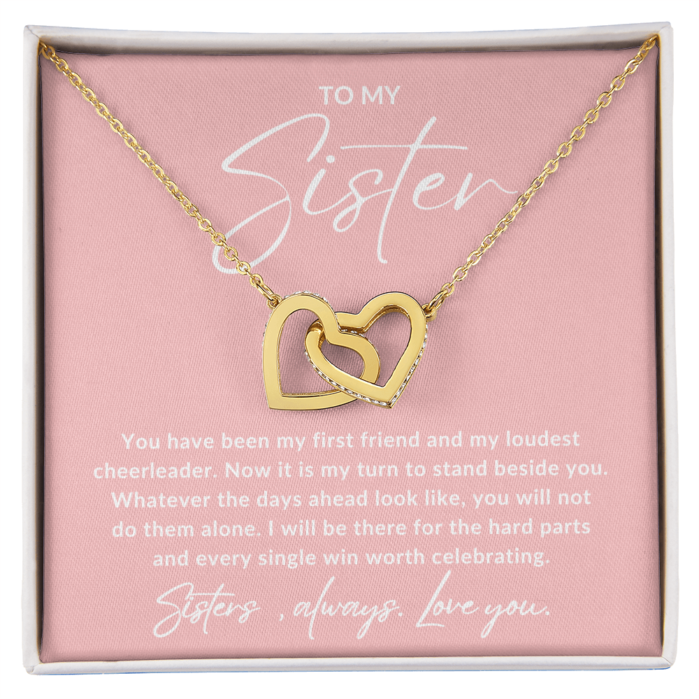 To My Sister - Breast Cancer Awareness Necklace