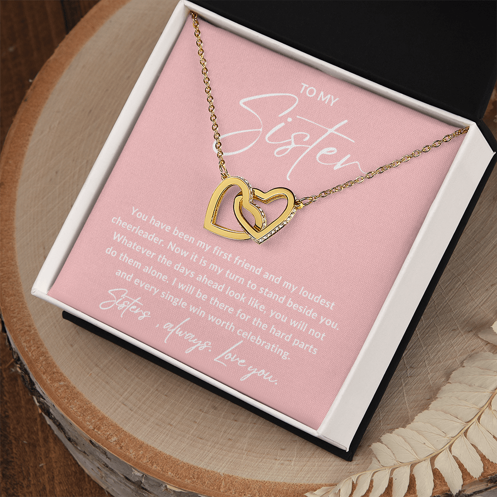 To My Sister - Breast Cancer Awareness Necklace