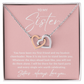 To My Sister - Breast Cancer Awareness Necklace