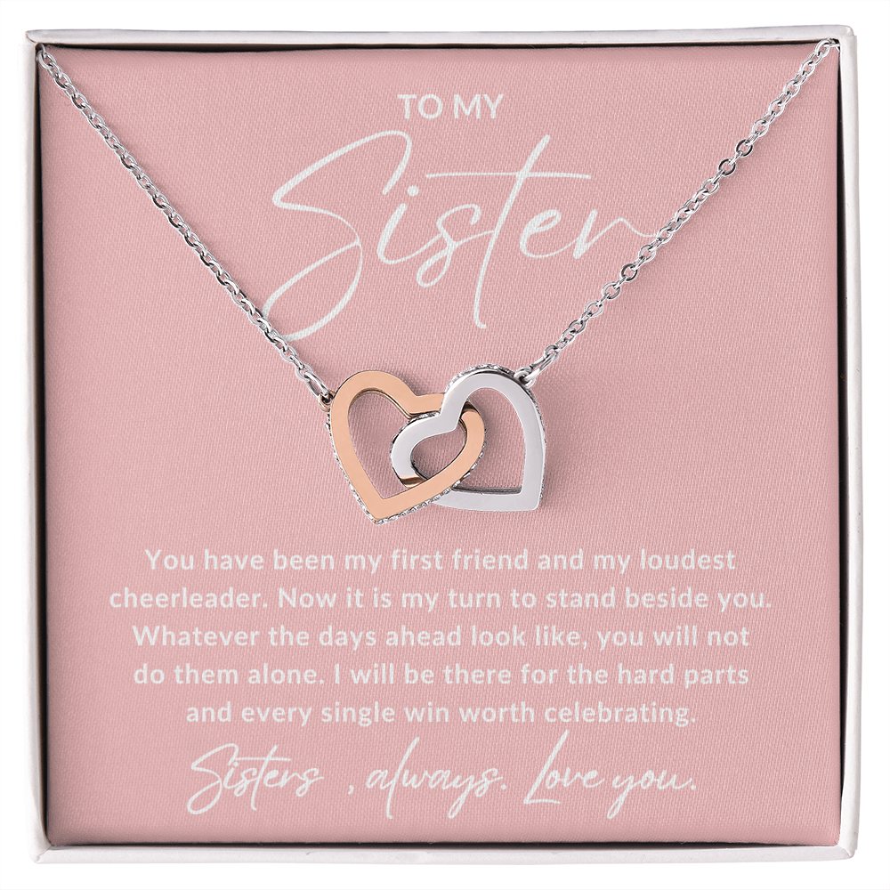 To My Sister - Breast Cancer Awareness Necklace
