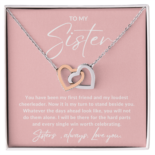 To My Sister - Breast Cancer Awareness Necklace