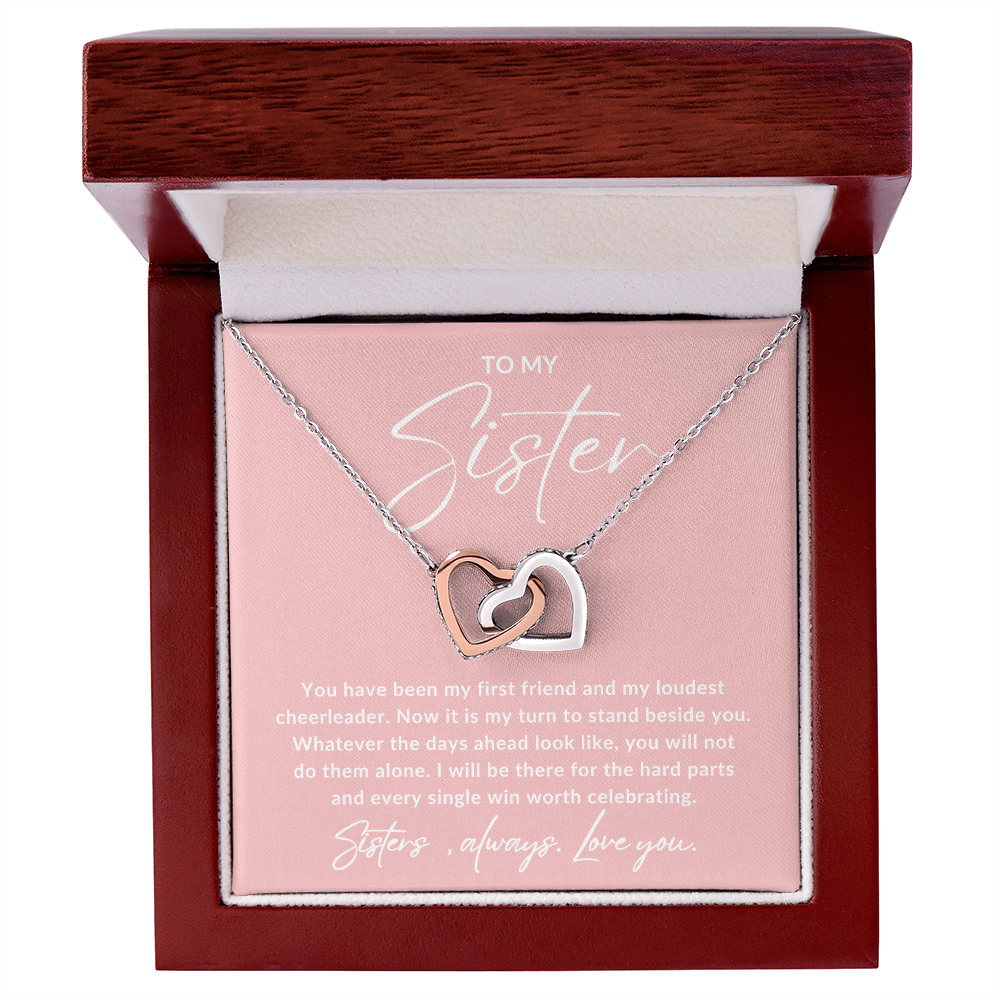 To My Sister - Breast Cancer Awareness Necklace